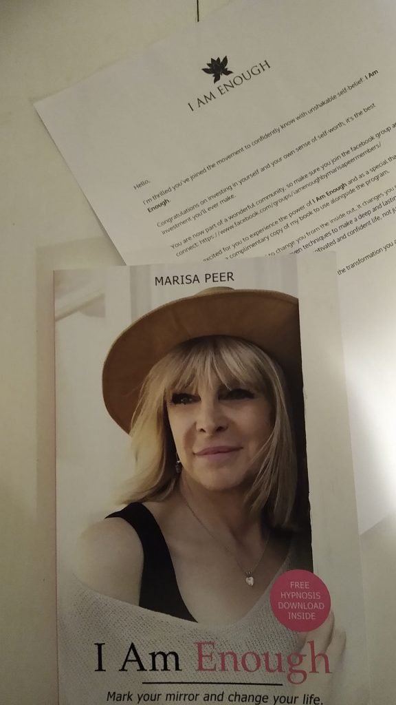 io sono abbastanza I'm enough Marisa Peer